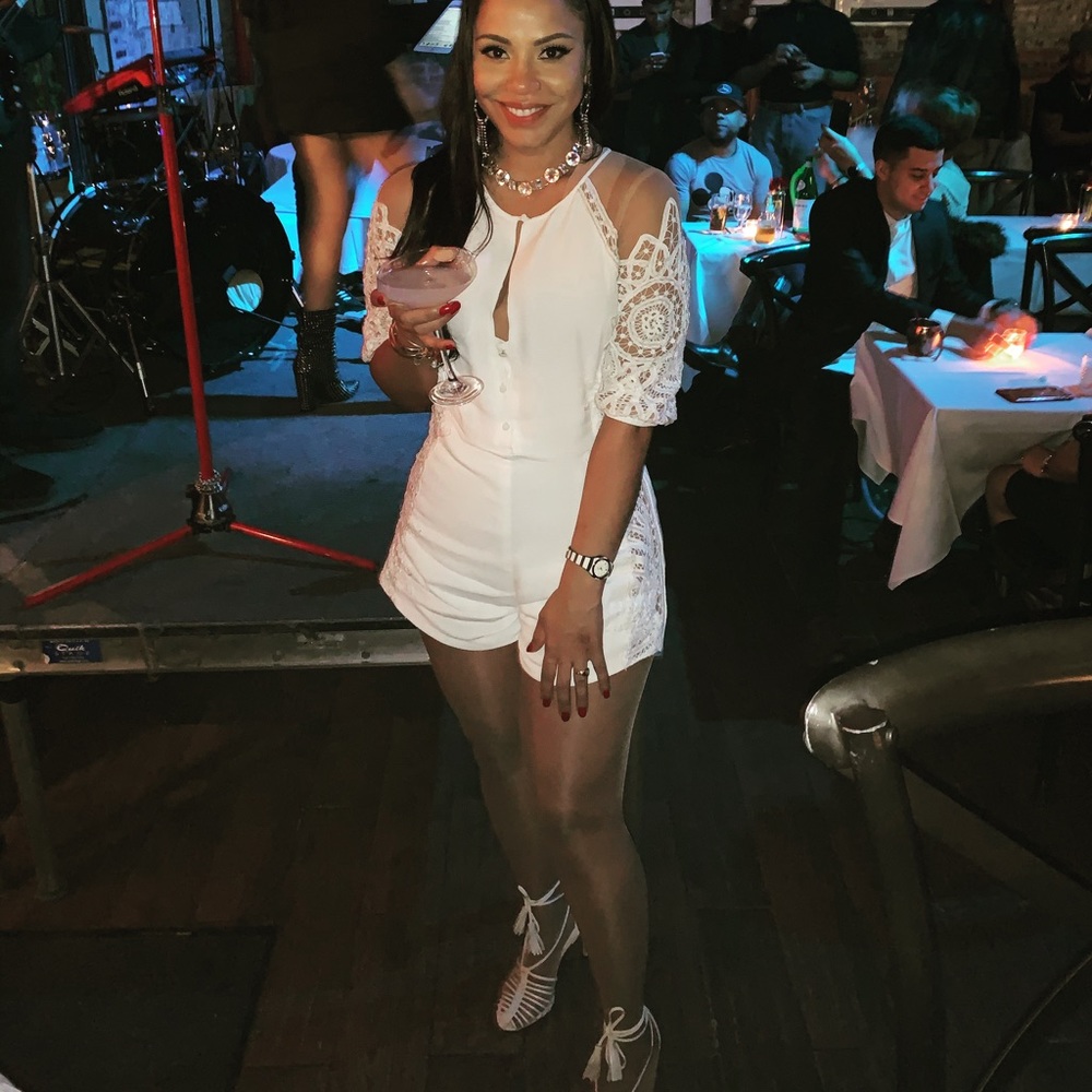 For Love & Lemons white women’s Romper